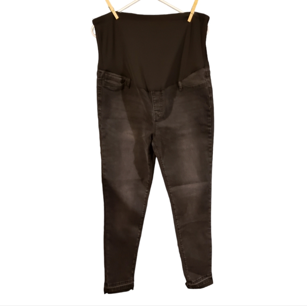 New Large Black Maturity Pants skinny jeans